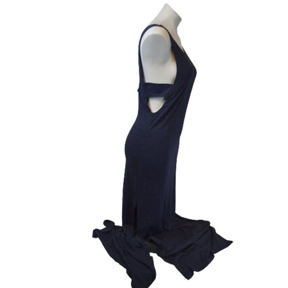 Chaser Chillin' Out Blue Maxi Dress S NWT - Picture 2 of 5